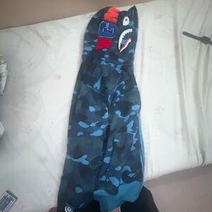 Bape Blue Camo Shark Hoodie i’m taking any trades as well